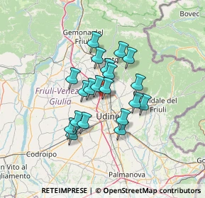Mappa Via Traiano, 33010 Feletto Umberto UD, Italia (9.764)