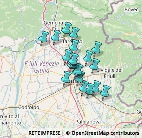 Mappa Via Traiano, 33010 Feletto Umberto UD, Italia (8.968)