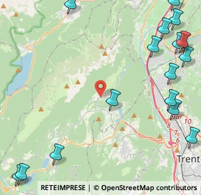 Mappa Strada dei Laghi di Lamar, 38070 Terlago TN, Italia (6.70412)