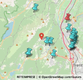 Mappa Strada dei Laghi di Lamar, 38070 Terlago TN, Italia (4.987)