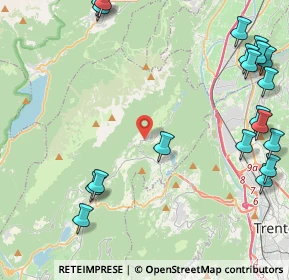 Mappa Strada dei Laghi di Lamar, 38070 Terlago TN, Italia (6.0335)