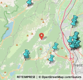 Mappa Strada dei Laghi di Lamar, 38070 Terlago TN, Italia (5.786)