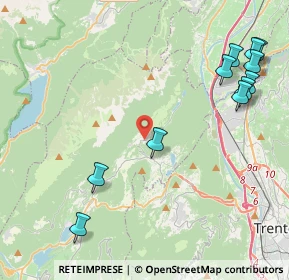 Mappa Strada dei Laghi di Lamar, 38070 Terlago TN, Italia (5.27)