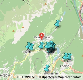 Mappa Strada dei Laghi di Lamar, 38070 Terlago TN, Italia (1.6375)