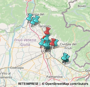 Mappa Via L'Aquila, 33010 Tavagnacco UD, Italia (10.06188)