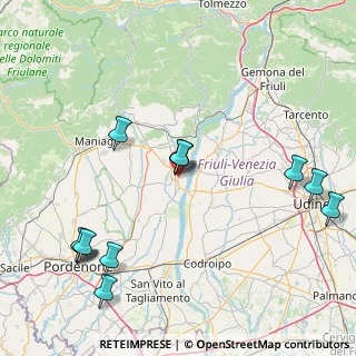 Mappa Via degli Alpini, 33097 Spilimbergo PN, Italia (18.92308)