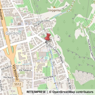 Mappa Via Giacomo Matteotti (Frazione Gardolo),  35, 38014 Trento, Trento (Trentino-Alto Adige)