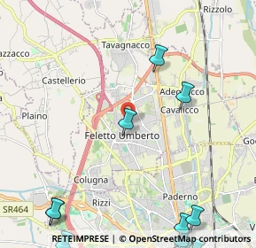 Mappa Frazione Feletto Umberto, 33010 Tavagnacco UD, Italia (3.965)