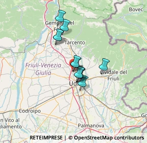 Mappa Frazione Feletto Umberto, 33010 Tavagnacco UD, Italia (8.83364)