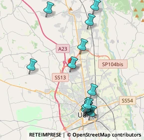 Mappa Frazione Feletto Umberto, 33010 Tavagnacco UD, Italia (4.46538)