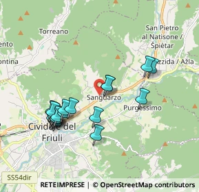 Mappa Via Borgo Viola, 33043 Cividale del Friuli UD, Italia (1.818)