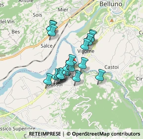 Mappa Via la Cal, 32020 Limana BL, Italia (1.185)