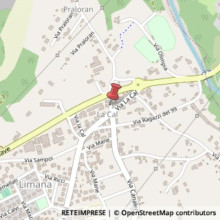 Mappa Via Praloran, 2, 32020 Limana, Belluno (Veneto)