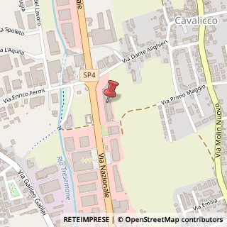 Mappa Via Nazionale, 52/E, 33010 Tavagnacco, Udine (Friuli-Venezia Giulia)