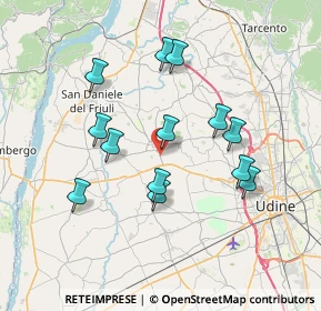 Mappa Via Udine, 33034 Fagagna UD, Italia (6.58308)