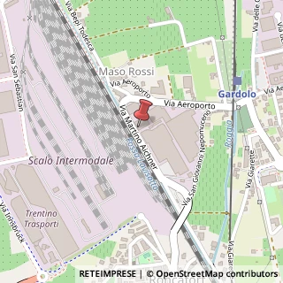 Mappa Via Martino Aichner, 3, 38121 Trento, Trento (Trentino-Alto Adige)