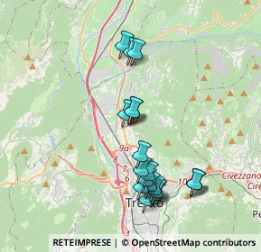 Mappa Via della Loggetta, 38121 Trento TN, Italia (3.7735)