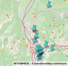 Mappa Via della Loggetta, 38121 Trento TN, Italia (4.532)