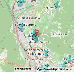 Mappa Via della Loggetta, 38121 Trento TN, Italia (3.308)