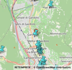 Mappa Via della Loggetta, 38121 Trento TN, Italia (2.99667)