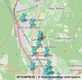 Mappa Via della Loggetta, 38121 Trento TN, Italia (2.62143)