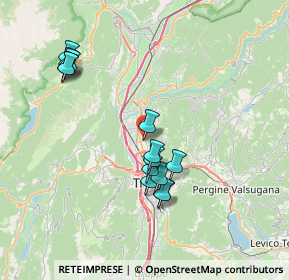 Mappa Via della Loggetta, 38121 Trento TN, Italia (6.96)