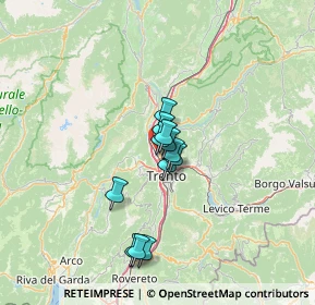 Mappa Via S. Giovanni Nepomuceno, 38121 Trento TN, Italia (8.92667)