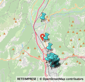 Mappa Via S. Giovanni Nepomuceno, 38121 Trento TN, Italia (4.364)