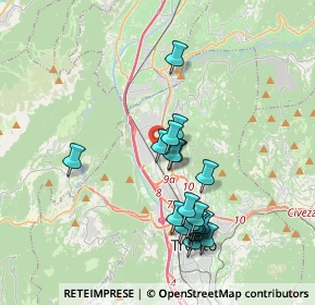 Mappa Via S. Giovanni Nepomuceno, 38121 Trento TN, Italia (3.57)