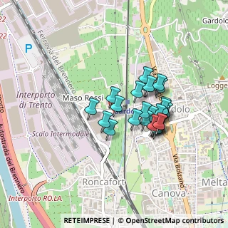 Mappa Via S. Giovanni Nepomuceno, 38121 Trento TN, Italia (0.31852)