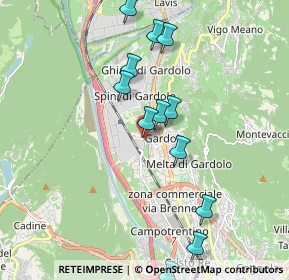 Mappa Via S. Giovanni Nepomuceno, 38121 Trento TN, Italia (1.915)
