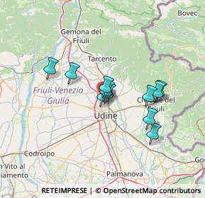 Mappa Via Enrico Fermi, 33010 Tavagnacco UD, Italia (10.40273)