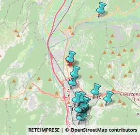 Mappa Via Don Lorenzo Milani, 38121 Trento TN, Italia (4.54733)