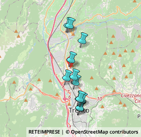 Mappa Via Don Lorenzo Milani, 38121 Trento TN, Italia (3.28083)