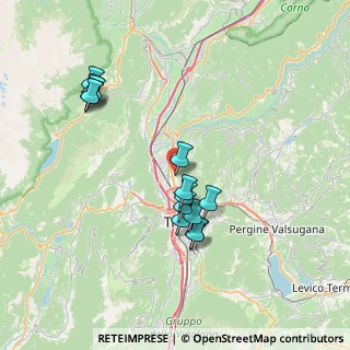 Mappa Via Savino Pedrolli, 38100 Trento TN, Italia (6.94571)