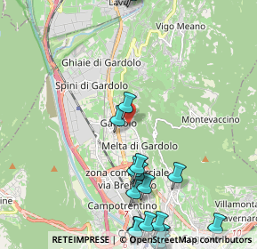 Mappa Via Monte Calisio, 38121 Trento TN, Italia (2.9035)