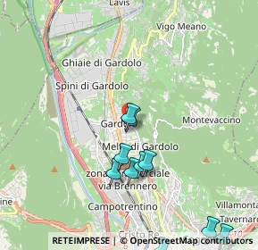 Mappa Via Monte Calisio, 38121 Trento TN, Italia (2.64167)