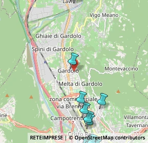 Mappa Via Don Lorenzo Milani, 38121 Trento TN, Italia (3.5655)