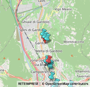 Mappa Via Monte Calisio, 38121 Trento TN, Italia (2.47357)