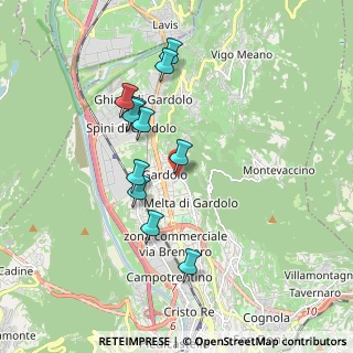 Mappa Via Savino Pedrolli, 38100 Trento TN, Italia (1.63636)