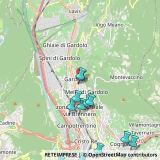 Mappa Via Savino Pedrolli, 38100 Trento TN, Italia (2.64167)