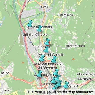 Mappa Via Savino Pedrolli, 38100 Trento TN, Italia (2.61143)