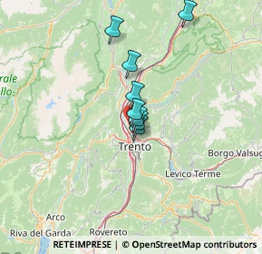 Mappa Via Don Lorenzo Milani, 38121 Trento TN, Italia (21.115)