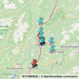 Mappa Via Savino Pedrolli, 38100 Trento TN, Italia (11.74786)