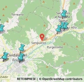 Mappa SS54, 33043 Cividale del Friuli UD, Italia (2.95273)