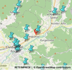 Mappa SS54, 33043 Cividale del Friuli UD, Italia (3.0325)