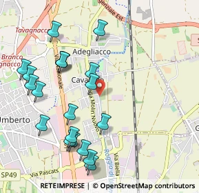 Mappa Via della Roggia, 33010 Feletto Umberto UD, Italia (1.11)