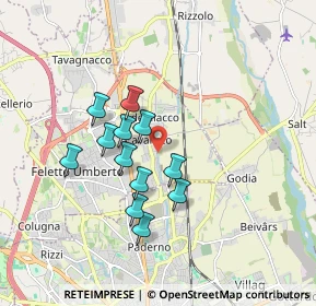 Mappa Via della Roggia, 33010 Feletto Umberto UD, Italia (1.41917)