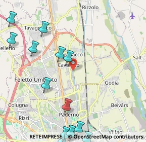 Mappa Via della Roggia, 33010 Feletto Umberto UD, Italia (2.96133)