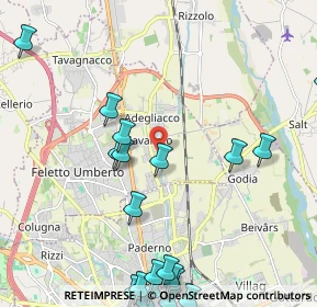 Mappa Via della Roggia, 33010 Feletto Umberto UD, Italia (2.831)